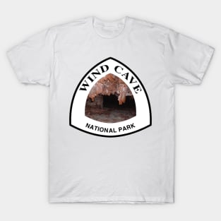 Wind Cave National Park shield T-Shirt